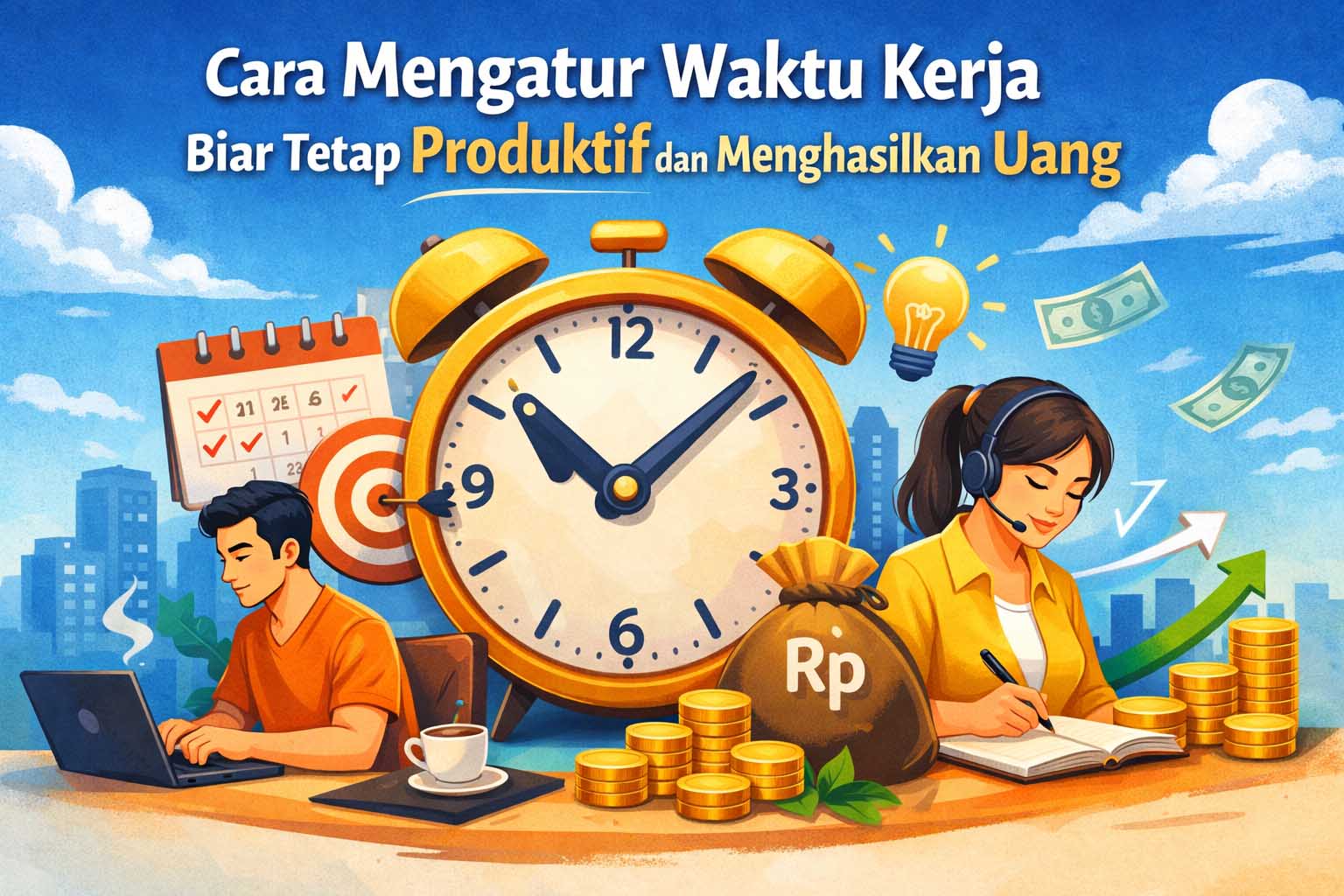 Cara Mengatur Waktu Kerja Biar Tetap Produktif dan Menghasilkan Uang